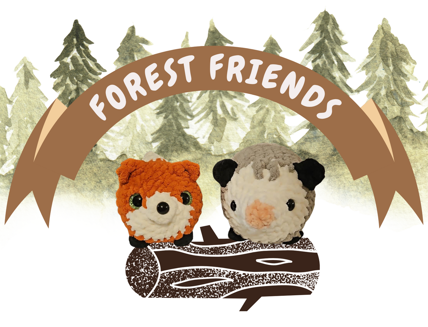 Forest Friends (The Fox and The Opossum)